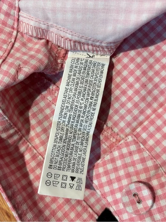 Forever 21 Pink Gingham A-Line Mini Skirt - Picture 6 of 7